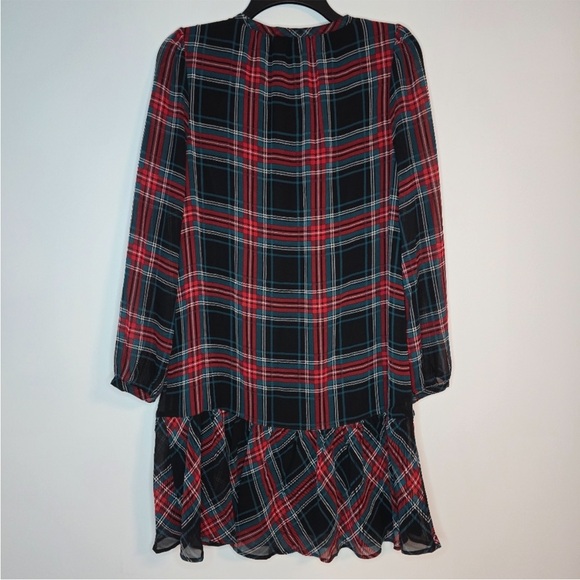 Draper James Tartan Multicolor Plaid Dress NWT Size Small - Picture 7 of 16
